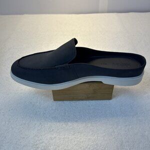 Mens Suede Slide Backless Sandals Navy SZ 11 New no Box